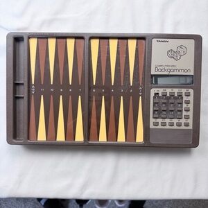 Vintage Tandy Radio Shack Computerized Backgammon set